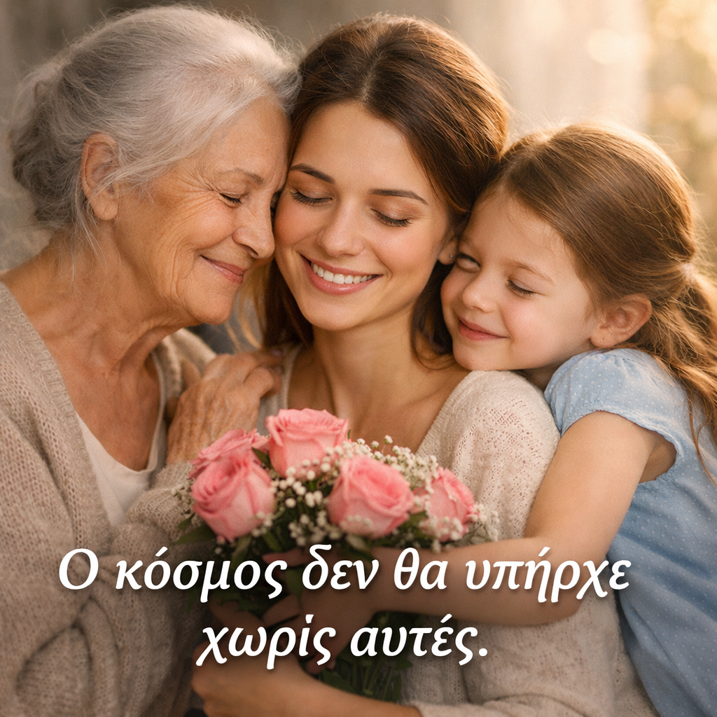 Πίσω από κάθε άνθρωπο υπάρχει μια γυναίκα